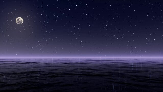 Starry Sky and Sea