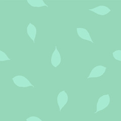 Leaves - seamless pattern, natural pattern, herbs, spices, herbs from garden, 