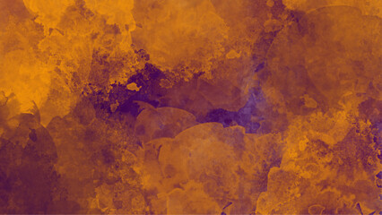 colorful Creative vibrant grunge watercolor background. beige and orange border in gradient paint colors. watercolor bleed and fringe with vibrant distressed grunge texture. 