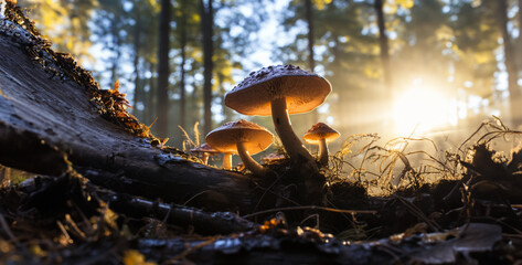 mushrooms in the forest, mushrooming boletus fungus in the beautiful polish hd wallpaper