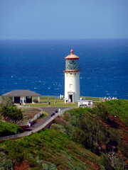 Fototapeta na wymiar scenic view of landscape around Kilauea Lighthouse on Kauai