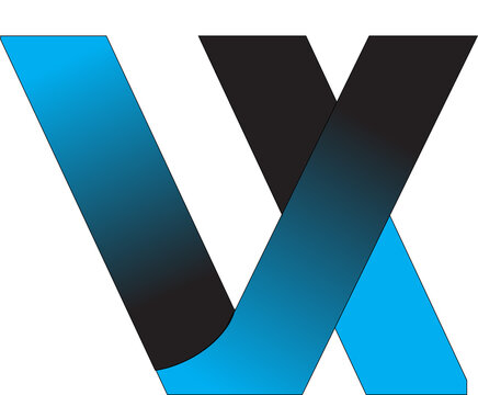 letter vx logo design
