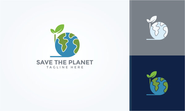 Save the planet logo
