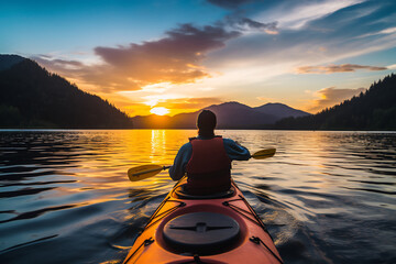 Image of thrill outdoor adventures, hiking, camping, kayaking