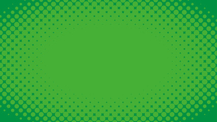 緑色のドットパターン背景