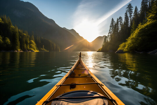 Image of thrill outdoor adventures, hiking, camping, kayaking