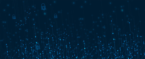 Technology abstract futuristic background for internet business. Big data concept.