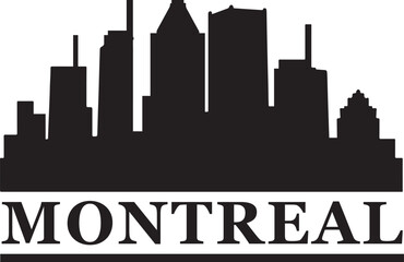 Montreal Skyline Vector