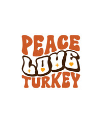 Thanksgiving Retro SVG Cut File Design, Thanksgiving Retro Design