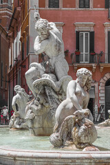 Fountain of Neptune, Rome. Italy