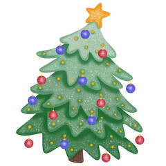 decorated christmas tree