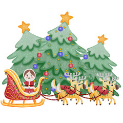 christmas tree with gifts