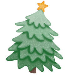 green christmas tree