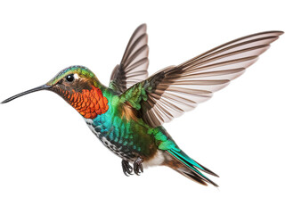 Swift Flight Hummingbird: Transparent Motion