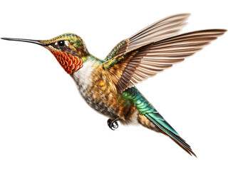 Nectar Feast Hummingbird: No Background