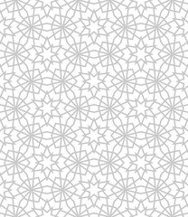Islamic background with traditional style arabic. Seamless pattern for card, background, fabric or abstract design. Muslim ornament.