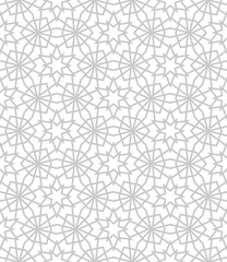 Islamic background with traditional style arabic. Seamless pattern for card, background, fabric or abstract design. Muslim ornament.