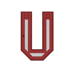 Locker Room Box 3D Alphabet or Lettering