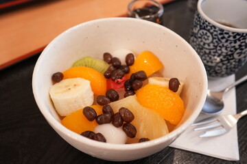 Mitsumame, Japanese sweets - みつ豆 和菓子	