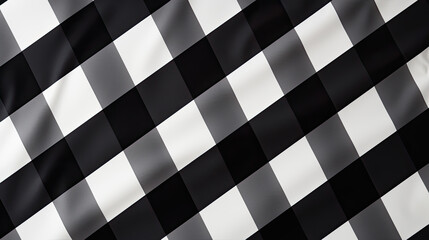 black and white checkered fabric pattern