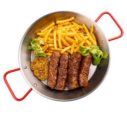 Grilled Romanian meat rolls