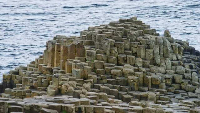 Giant's causeway - tourist site in Northern Ireland