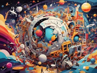 Impressionism art Space