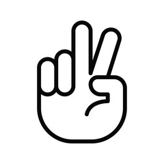Hand icon vector on trendy design