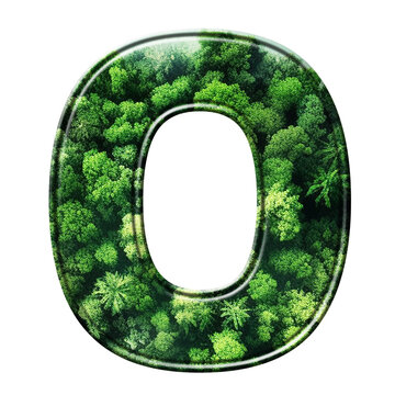 Green ALPHABETS AND NUMBERS