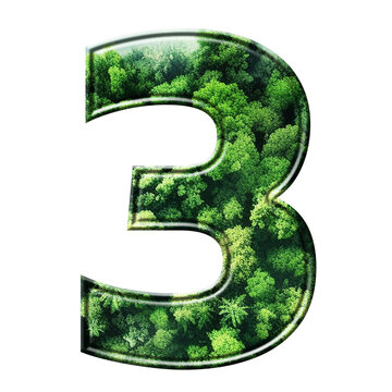 Green ALPHABETS AND NUMBERS