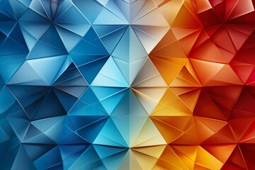 Fototapeta premium Polygon, Colourful Diamond Prism Pattern background.