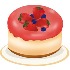 Colorful, delicious, hand-painted cakes that can be decorated in many different ways.