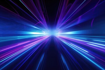 A vibrant abstract background with colorful light streaks