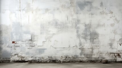 wall texture with damaged white paint wallpaper