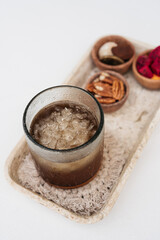 iced tea and snacks 
