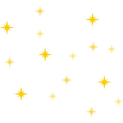 Sparkling Gold Stars