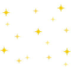 Sparkling Gold Stars