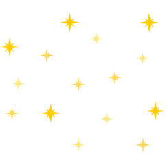 Sparkling Gold Stars