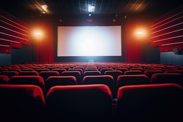 Fototapeta premium Movie theater blur image