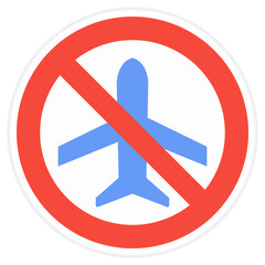 No Flight Icon