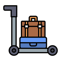 Airport cart Icon