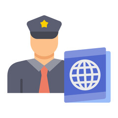 Passport control Icon