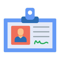 Fototapeta premium Id card Icon