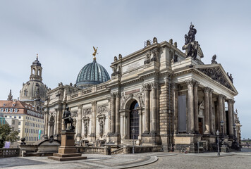 Fototapeta na wymiar The Lipsius building in Dresden, Saxony Germany