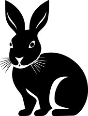 Obraz premium Rabbit flat icon