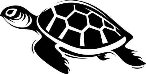 River turtle flat icon