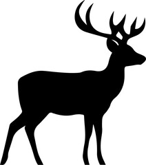Roe deer flat icon