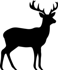 Roe deer flat icon