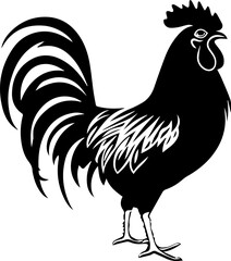 Rooster flat icon