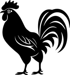 Rooster flat icon